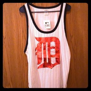 Detroit tigers MLB PINK shirt